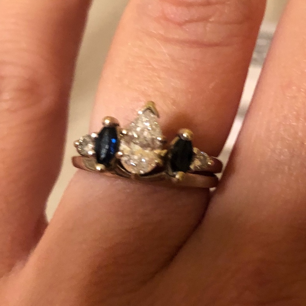 Diamond wedding set